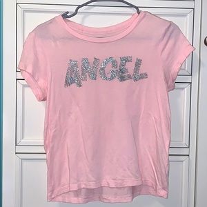 victoria’s secret pink “angel” pajama top